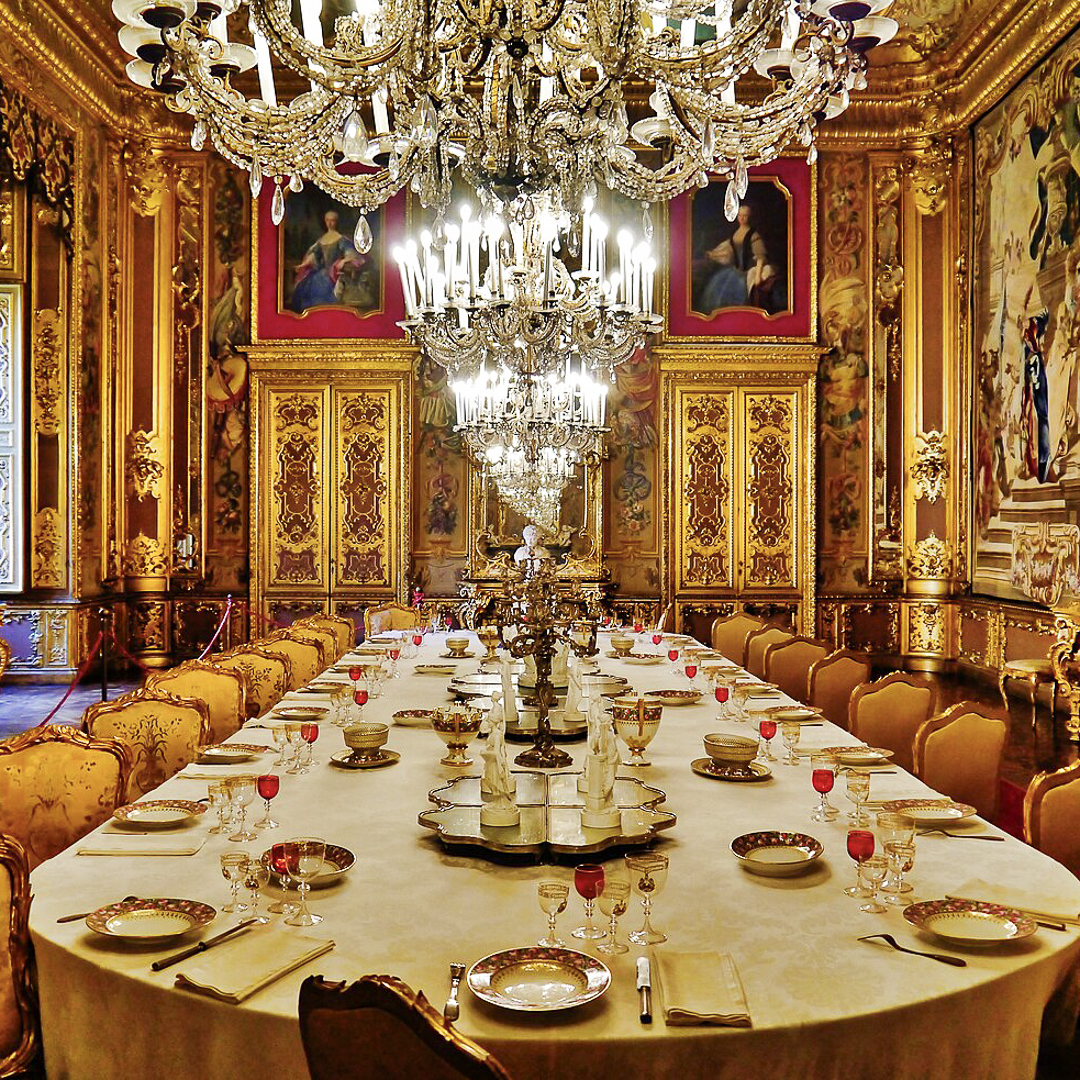 Salle à manger du Palais Royal de Turin